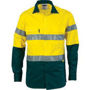 Picture of DNC HiVis Cool-Breeze Cotton Shirt with 3M 8910 R/Tape - Long sleeve 3886