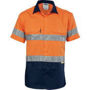 Picture of DNC HiVis Cool-Breeze Cotton Shirt with 3M 8906 R/Tape - Short sleeve 3887