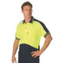 Picture of DNC HiVis Cool Breathe Panel Polo Shirt - Short Sleeve 3891