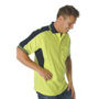 Picture of DNC Poly/Cotton Contrast Panel Polo - Short Sleeve 3895