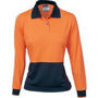 Picture of DNC Ladies HiVis Two Tone Polo Shirt - Long Sleeve 3898