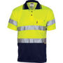 Picture of DNC Hivis D/N Cool Breathe Polo Shirt With 3M 8906 R/Tape - Short Sleeve 3911