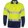 Picture of DNC Hivis D/N Cool-Breathe Polo Shirt With 3M 8906 R/Tape - Long Sleeve 3913