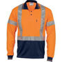 Picture of DNC Hivis D/N Cool-Breathe Polo Shirt With Cross Back R/Tape - Long Sleeve 3914