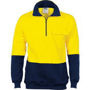 Picture of DNC HiVis Two Tone 1/2 Zip Cotton Fleecy
Windcheater 3923