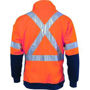 Picture of DNC HiVis Cross Back D/N Two Tone 1/2 Zip Fleecy 3929