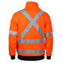 Picture of DNC Hi-vis 1/2 Zip X Back Fleecy Jumper 3933