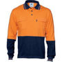 Picture of DNC HiVis Cool-Breeze 2 Tone Cotton Jersey Polo
Shirt with Twin Chest Pocket - L/S 3944