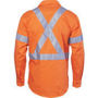 Picture of DNC HiVis Cool-Breeze Cross Back Cotton Shirt with 3M R/Tape - long sleeve 3946