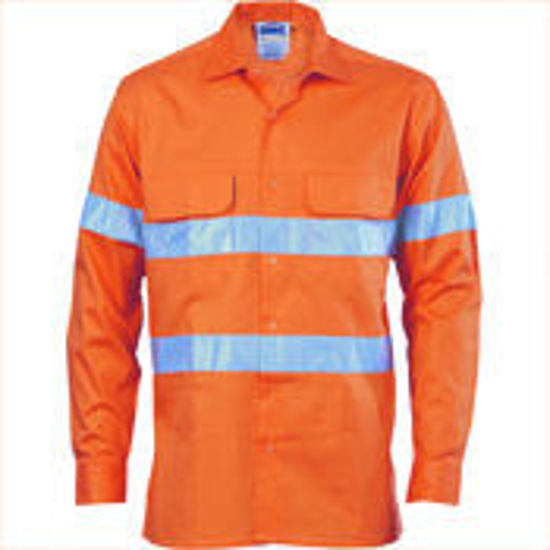 Picture of DNC HiVis 3 Way Cool-Breeze Cotton Shirt with 3M
R/Tape - Long sleeve 3947