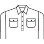 Picture of DNC HiVis Cool-Breeze Close Front Cotton Shirt
with 3M R/Tape - Long sleeve 3949