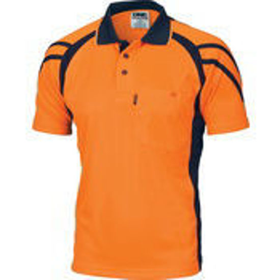 Picture of DNC Cool Breathe Stripe Panel Polo Shirt
- Short Sleeve 3979