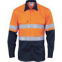 Picture of DNC HiVis Cool-Breeze Vertical Vented Cotton Shirt
with Generic R/Tape - Long sleeve 3984