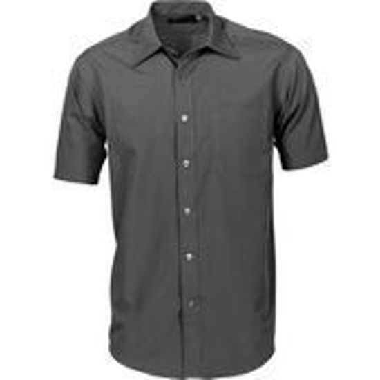 Picture of DNC Mens Premier Poplin Business Shirts - Short Sleeve 4151