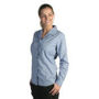 Picture of DNC Ladies Revere Collar Mini (Check) Houndstooth B.Shirt - long sleeve 4256