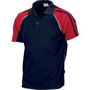 Picture of DNC Cool-Breathe Twin Stripe Contrast Raglan Polo 5222