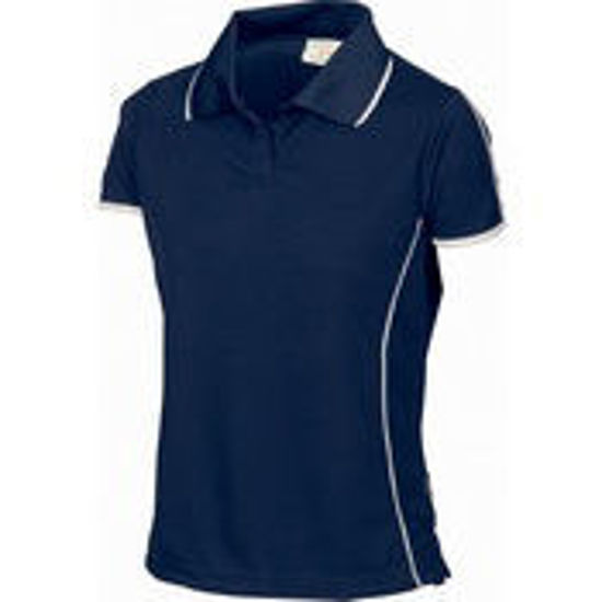 Picture of DNC Ladies Cool-Breathe Piping Polo 5225