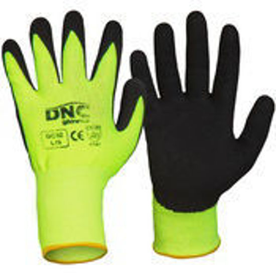 Picture of DNC HiVis Cut5 - Nitrile Sandy Finish GC32