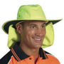 Picture of DNC hivis hat with flap H055