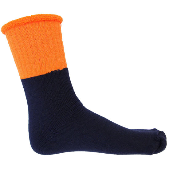 Picture of DNC HiVis 2 Tone Woolen Socks - 3 pair pack S105